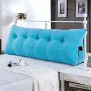 Headboard Triangular Wedge Reading Lumbar Pillow Backrest Bolster Cushion