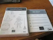 Stampin Up CAULDRON BUBBLE Stamps & CAULDRON FRAMELITS Bundle NIP