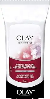 Olay Wipes Regenerist Exfoliating Wet Cloth, 30 count