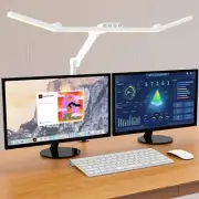 Architect LED Desk Lamp w/ Clamp 24W Ultra Bright Auto Dimming Desk Light WHITE