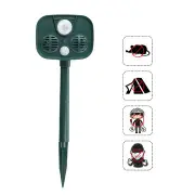 Solar Powered Ultrasonic Sonic Mouse Pest Rodent Animal Repeller Pir Outdoor Yard