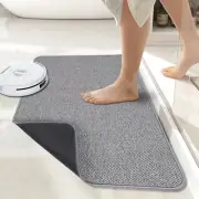 Bath Mat,Ultra Thin Bathroom Rugs,Rubber Bath Mats - Bathroom,Quick Dry,Non-Slip