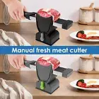 Fresh Meat Slicer Stainless Steel Manual Fresh Meat Cutter Efficient Meat WJd