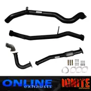 3"INCH FULL EXHAUST SUITS GU 4.2L NISSAN TD COIL SPRING PATROL WITH PIPE