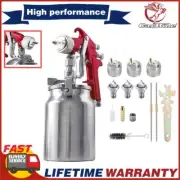 AUTO PAINT AIR SPRAY GUN KIT GRAVITY FEED CAR PRIMER 1.3-2.0MM NOZZLE 1000ML POT