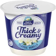 Dairy Farmers Thick & Creamy Classic Vanilla Yoghurt 150g
