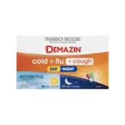 Demazin Cold & Flu Day/Night Tablets 48s help relief sinus, fever & body aches