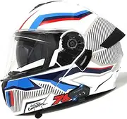 Flip Up Front Motorcycle Helmet,Bluetooth Full Face Motorbike Crash Helmet,DOT/ECE Approved,Modular Motorbike Helmet with Double Visor and Microphone,for Automatic Answering