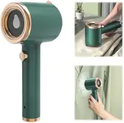 Portable Mini Ironing Machine, Travel Mini Steam Iron, Handheld Garment Steamer, Fast Preheating Steam Dry Ironing, For Home and Travel (Green)