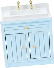 TOYANDONA Miniature Kitchen Model for Doll House Sink Counter Decor Micro Scene Ornament