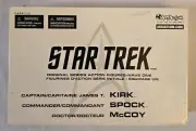 Star Trek Art Asylum 2003 Box Set Captain Kirk Spock McCoy 6" Figure Box Set