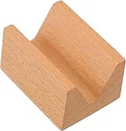 Homoyoyo Wooden Sushi Taco Holder, V-Shaped Hand Roll Sashimi Holder ServingTaco Display Stand Restaurant Roll Boat Food Display