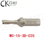 1× C25-3D-15 WC03 CNC U Drill/Indexable Drill Bit ΦWC-15-3D-C25,For WCMT030208