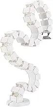 Vwindesk Vertebrae Cable Management Spine Kit | Height Adjustable Desk Quad Entry Wire Organizer,White