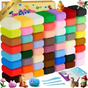 56 Colors Air Dry Modeling Clay Kit Tools Ultra Light