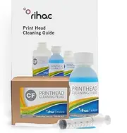 Powerful Enzyme Print Head Cleaning Fluid & Maintenance Kit for both thermal and delicate piezo electronic printheads inlcuding EPSON, Brother, HP and Canon