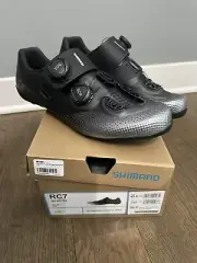 NEW In Box - Shimano RC7 Carbon Road Cycling Bike Shoes SH-RC702 Black 42.5