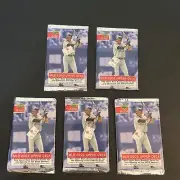 2003 Upper Deck First Pitch MLB Baseball Cards - Five (5) Unopened Packs