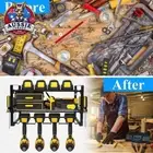 Power Tool Rack Organizer Heavy Duty 3-Layer Garage Storage Shelf Metal Workshop