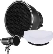 YRTUOP Light Diffuser for Photography | 7Inches Lamp Sock Standard Photography Diffuser Cover | Soft Cloth Portable Strobe Reflector Grid Lampshade Light Cover for Flash Light
