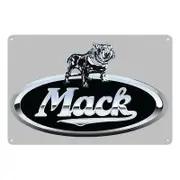 2x Tin Sign Mack Trucks Motor Sales-parts 20x30cm Metal Rustic Vintage