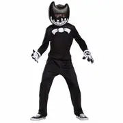 Ink Demon Classic Bendy And The Ink Machine Horror Video Game Tween Boys Costume XL