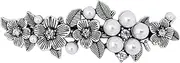 Hair clips, Vintage Metal Hair Barrettes, Decorative Hair Clips French Barrettes, Hair Pins Hair Accessories for Women Girls (Sliver2)