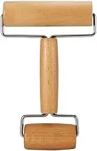 T Shape Pastry Roller, Fondant Bakery for Kitchen Pin Pastry Tool Dough Roller Wooden Multifunction Cookie Pizza Rolling Pin Pasta Hand Chapati(2)