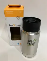 在飛比找Yahoo!奇摩拍賣優惠-美國Klean Kanteen寬口保溫鋼瓶355ml-原鋼色