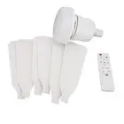 (520mm)Ceiling Fan Light Detachable E27 Base Remote Control LED Screw In GE New