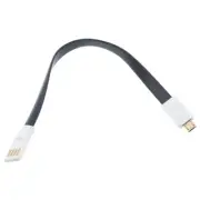 MicroUSB Short USB Cable Charger Cord Power Wire Flat Fast for Smartphones