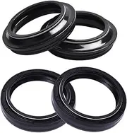41x53x8 Motorcycle Front Fork Damper Oil Seal Dust Seals Cover for Scrambler All Versions 800 2015-2017 for Nexus 500 2005(2pc Seal 2pc Cover)
