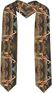 [EdWal] Africa Giraffe Majestic Tree print Graduation Stole and Sash Class for Unisex Adult Honor Stole Honor Stole of 2025