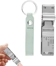 Wide Jaw Opening Nail Clippers | Anti-Splash Ergonomic Lightweight Manicure Tool,Trim Fingernail Styling Tools, Portable Travel Scissors for Kids, Adults