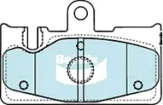 Bendix General CT Front Brake Pad Set for Lexus LS430 UCF30 4.3L 3UZ-FE Petrol 2 (for: Lexus)