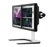 ATDEC Dual Monitor Desk Stand, Up To 32" & 12kg, Vesa 75x75, 100x100, Horizontal,10 Yr Wty Monitors Arms and Stands - VFS-DH