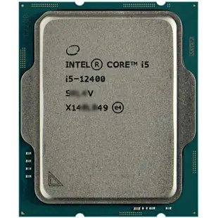 Intel Core i5-12400 LGA 1700 2.5GHz 6核心 中央處理器 內含風扇