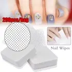 Cosmetic Nail Polish Removal Lint-Free Meltblown Cotton Pads Paper Nail Wipes
