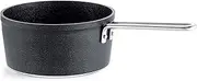 [Fissler] 156-155-18-100 Single Handled Pot, Adamant, Saucepan, Gas Fire/Induction Compatible, Non-Stick Coating, Made in Germany, Black