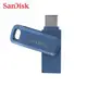 SanDisk Ultra GO 64GB 海軍藍 TYPE-C USB 3.1 雙用 OTG 旋轉隨身碟 (SD-DDC3-NB-64G)