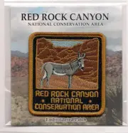 Red Rock Canyon National Conservation Area Souvenir Nevada Patch Burro