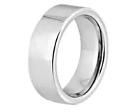 Tungsten Silver Wedding Engagement Ring
