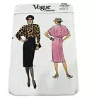 Vogue Vintage Sewing Pattern 9406 Misses' Dress Size 12-14-16