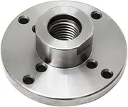 Wood Lathe faceplate,Lathe Chuck, 4'' Wood Lathe Face Plate Accessories Wear-Resistant, Practical, for M33 X 3.5 Threaded Woodworking Machine Turning Chuck Faceplate(100mm 1inchx8tpi)