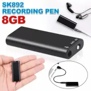 Mini Spy Audio Recorder Voice Activated Office Listening Device 96 Hours 8GB