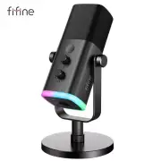 Dynamic Microphone with Touch Mute Button