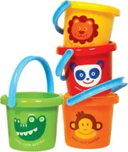 Toys Sandpit Bucket, 16 Cm Diameter, Multicolor
