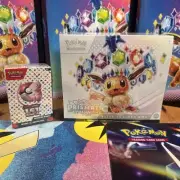 Pokemon (1) Prismatic Evolutions Elite Trainer Box ETB + (1) 151 Booster Bundle