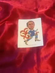 Retro George W. Bush Pants On Fire Political Sticker