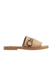 Chloé Woody Flat Mules 36,37 dark tan